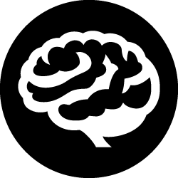 Brain icon for cognitive decline